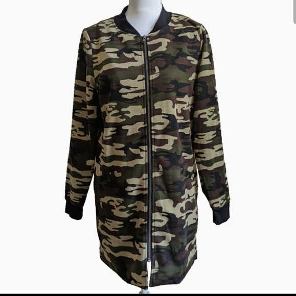 *Sold*SANCTUARY | CAMO CITY TOPPER ZIP FRONT JACKET - Picture 1 of 1